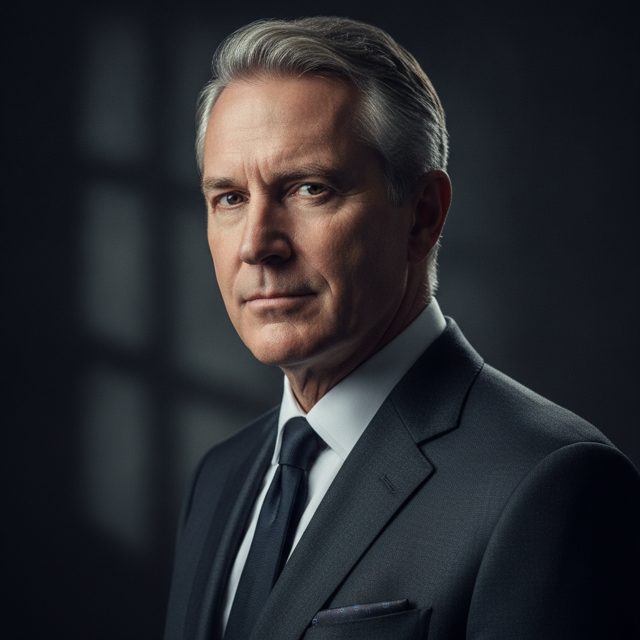 Executive style AI headshot sample
