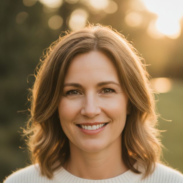 Outdoor style AI headshot sample